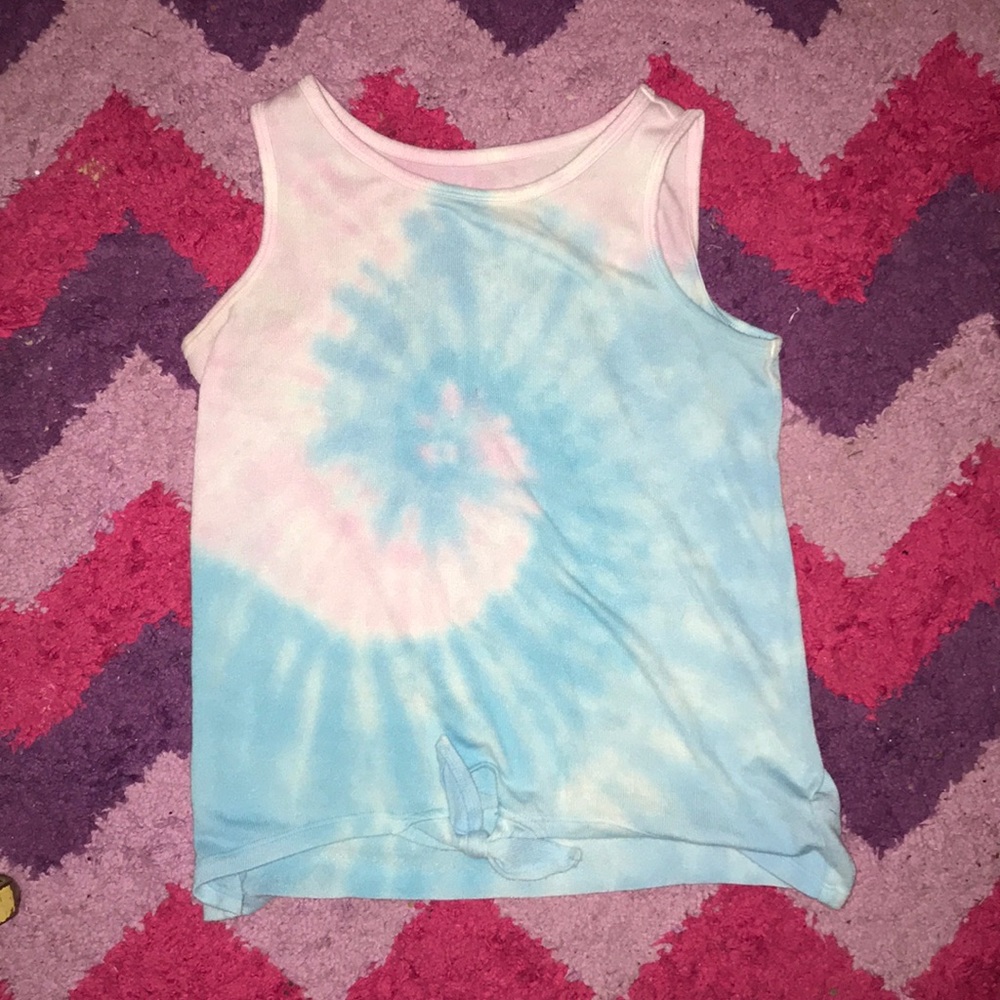 Justice tie dye tank top